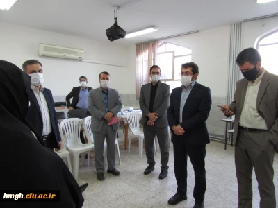 بازدید معاون توسعه مدیریت و پشتیبانی اداره کل آموزش و پرورش استان قم از فرایند مصاحبه چند برابر ظرفیت سال 99