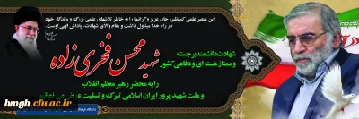 پیام تسلیت به مناسبت شهادت دکتر فخری زاده