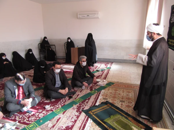 برگزاری مراسم آغاز دهه فاطمیه در نمازخانه پردیس حضرت معصومه(س) 2