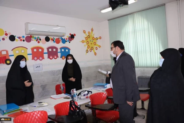 بازدید سرپرست مدیریت امور پردیس های استان قم از مراحل مصاحبه و گزینش مهارت آموزان ماده28  5