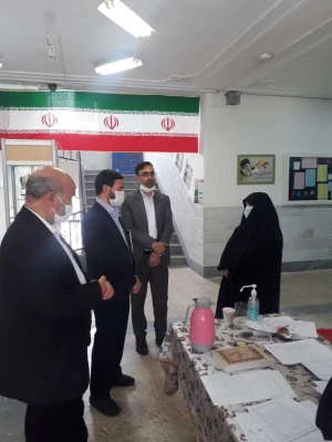 بازدید مسؤولان اداره کل آموزش و پرورش استان قم از فرایند مصاحبه مهارت آموزان سال 99 4