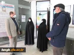 بازدید مسئول حراست اداره کل آموزش و پرورش استان قم از فرایند مصاحبه آزمون استخدامی ماده 28 4