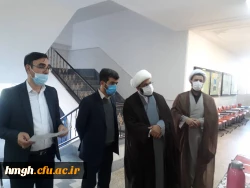 بازدید مسؤولان مرکز تربیت مبلغ حوزه علمیه از روند مصاحبه آزمون استخدامی آموزش و پرورش 3