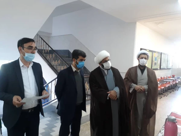 بازدید مسؤولان مرکز تربیت مبلغ حوزه علمیه از روند مصاحبه آزمون استخدامی آموزش و پرورش 3