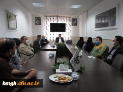 تقدیر از نیروهای شرکتی توسط مدیر امور پردیس های استان قم 2