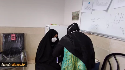 انجام آزمایشات دوره ای چکاپ پزشکی کارکنان پردیس حضرت معصومه(س)