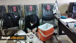 انجام آزمایشات دوره ای چکاپ پزشکی کارکنان پردیس حضرت معصومه(س) 2