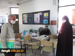 بازدید مسؤول نظارت و ارزیابی دانشگاه فرهنگیان استان قم از فرایند مصاحبه پذیرفته شدگان چند برابر ظرفیت سال 1400 2