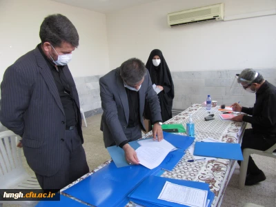 بازدید رؤسای ادارات آموزش نیروی انسانی، و پشتیبانی و خدمات آموزش و پرورش استان قم از فرایند مصاحبه پذیرفته شدگان چند برابر ظرفیت در پردیس خواهران قم