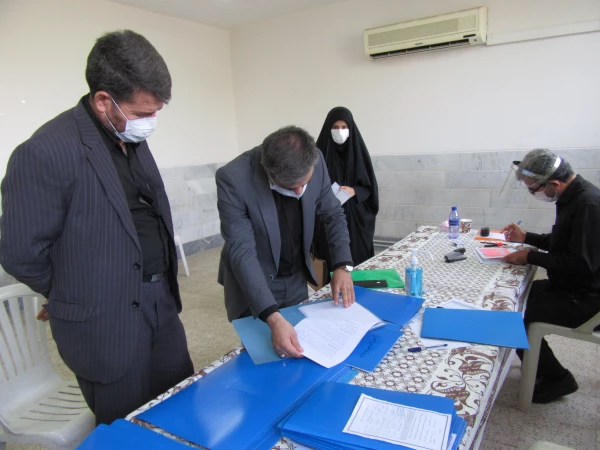 بازدید رؤسای ادارات آموزش نیروی انسانی، و پشتیبانی و خدمات آموزش و پرورش استان قم از فرایند مصاحبه پذیرفته شدگان چند برابر ظرفیت در پردیس خواهران قم 2