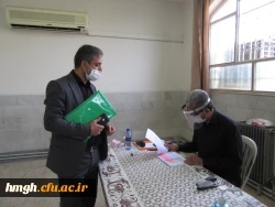 بازدید رؤسای ادارات آموزش نیروی انسانی، و پشتیبانی و خدمات آموزش و پرورش استان قم از فرایند مصاحبه پذیرفته شدگان چند برابر ظرفیت در پردیس خواهران قم 3