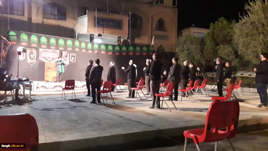 برگزاری مراسم عزاداری حضرت اباعبدالله الحسین(ع) در کنار مرقد شهید گمنام مدفون در پردیس حضرت معصومه(س) 2