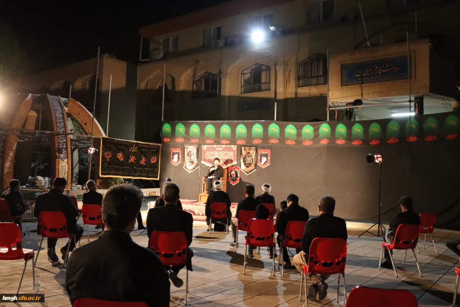 برگزاری مراسم عزاداری حضرت اباعبدالله الحسین(ع) در کنار مرقد شهید گمنام مدفون در پردیس حضرت معصومه(س) 2