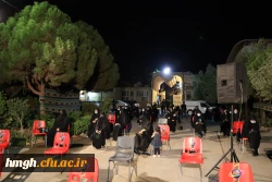 برگزاری مراسم عزاداری حضرت اباعبدالله الحسین(ع) در کنار مرقد شهید گمنام مدفون در پردیس حضرت معصومه(س) 2