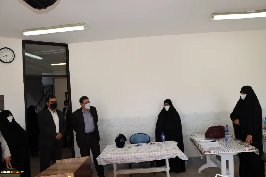بازدید رییس دانشگاه فرهنگیان از فرآیند اجرای مصاحبه پذیرفته شدگان چند برابر ظرفیت استان قم 3