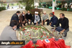 در هفته دفاع مقدس برگزار شد: 

مراسم غبار روبی مزار شهید گمنام پردیس حضرت معصومه(س) و گلزار شهدای قم 2