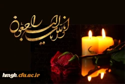 پیام سرپرست مدیریت امور پردیس های استان قم در پی درگذشت سرکار خانم ثابتی 2