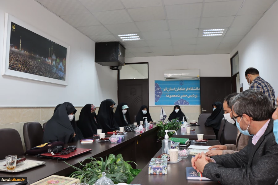 مراسم تودیع و معارفه مسؤول بسیج دانشجویی پردیس حضرت معصومه(س) 2