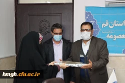 مراسم تودیع و معارفه مسؤول بسیج دانشجویی پردیس حضرت معصومه(س) 2