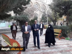بازدید مدیر کل پشتیبانی و رفاه دانشگاه فرهنگیان از پردیس حضرت معصومه(س) 2