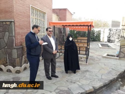 بازدید مدیر کل پشتیبانی و رفاه دانشگاه فرهنگیان از پردیس حضرت معصومه(س) 2
