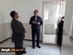 بازدید مدیر کل پشتیبانی و رفاه دانشگاه فرهنگیان از پردیس حضرت معصومه(س) 2