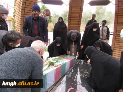 تشییع پیکر پاک شهید گمنام در پردیس حضرت معصومه(س) 2