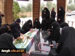 تشییع پیکر پاک شهید گمنام در پردیس حضرت معصومه(س) 2