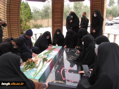 تشییع پیکر پاک شهید گمنام در پردیس حضرت معصومه(س)