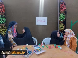 شرکت دانشجو معلمان در غرفه کودک نمایشگاه سرزمین من 2