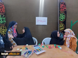 شرکت دانشجو معلمان در غرفه کودک نمایشگاه سرزمین من