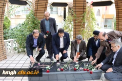 ادای احترام به مزار شهید گمنام توسط دکتر صحرایی ، آبان 1401