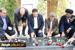 ادای احترام به مزار شهید گمنام توسط دکتر صحرایی ، آبان 1401