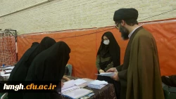 بازدید مدیر امور پردیس های دانشگاه فرهنگیان استان قم از محل برگزاری امتحانات پایان نیمسال اول 5