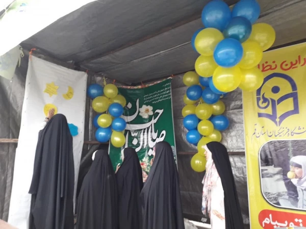 به مناسبت نیمه شعبان توسط پردیس حضرت معسومه(س) انجام شد: 

برپایی موکب «بزرگ یاوران کوچک» دانشگاه فرهنگیان استان قم  2