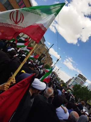 حضور پرشور دانشجومعلمان و اساتید پردیس حضرت معصومه (س) دانشگاه فرهنگیان قم در راهپیمایی روز جهانی قدس                                                                                                                            2