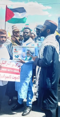 حضور پرشور دانشجومعلمان و اساتید پردیس حضرت معصومه (س) دانشگاه فرهنگیان قم در راهپیمایی روز جهانی قدس                                                                                                                            2