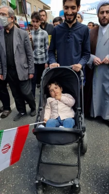 حضور پرشور دانشجومعلمان و اساتید پردیس حضرت معصومه (س) دانشگاه فرهنگیان قم در راهپیمایی روز جهانی قدس                                                                                                                            2