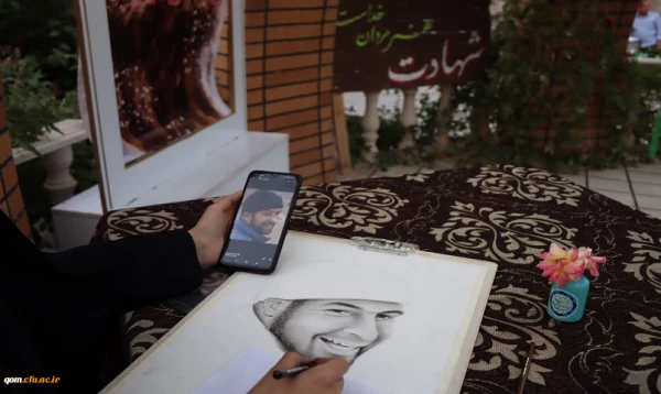 چهارمین سالگرد تدفین شهید گمنام در پردیس حضرت معصومه(س) 
 2