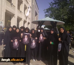 حضور دانشجو معلمان  پردیس حضرت معصومه(س) در مراسم سالگرد رحلت امام خمینی(ره) 2