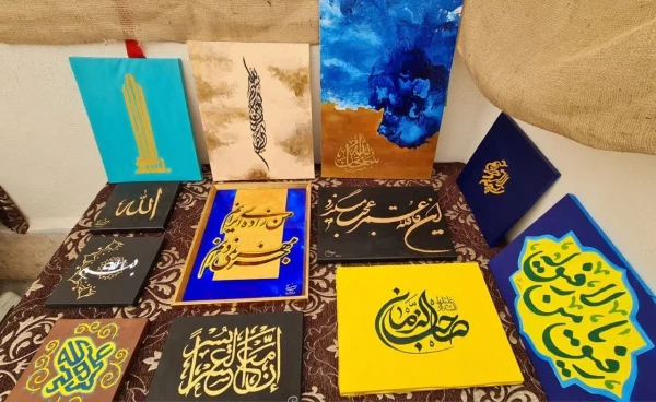 برگزاری نمایشگاه از دستاوردهای هنری دانشجومعلمان پردیس حضرت معصومه(س) 2