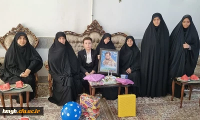 دیدار با خانواده شهید مهدی علیدوست 