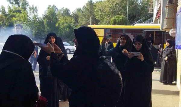 مراسم بدرقه دانشجومعلمان پردیس حضرت معصومه(س) جهت شرکت در راهپیمایی اربعین حسینی 2
