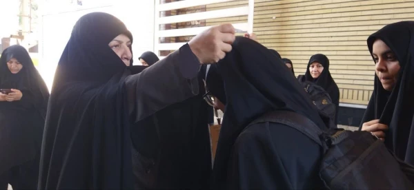 مراسم بدرقه دانشجومعلمان پردیس حضرت معصومه(س) جهت شرکت در راهپیمایی اربعین حسینی 2