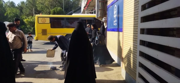 مراسم بدرقه دانشجومعلمان پردیس حضرت معصومه(س) جهت شرکت در راهپیمایی اربعین حسینی 2