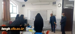 بازدید رییس اداره حراست دانشگاه فرهنگیان استان قم از روند برگزاری مصاحبه داوطلبان ورود به دانشگاه فرهنگیان 3