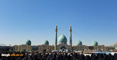 حضور دانشجومعلمان در مراسم عهد سربازی در جمکران