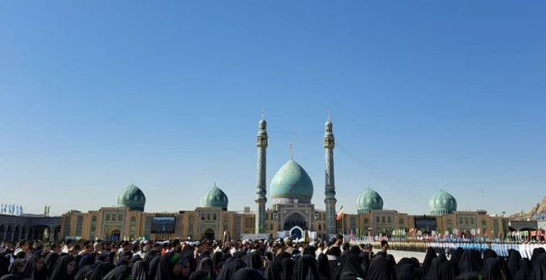 حضور دانشجومعلمان در مراسم عهد سربازی در جمکران 2