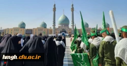 حضور دانشجومعلمان در مراسم عهد سربازی در جمکران 3