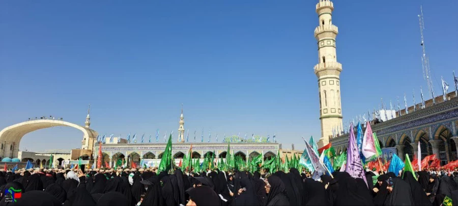 حضور دانشجومعلمان در مراسم عهد سربازی در جمکران 4